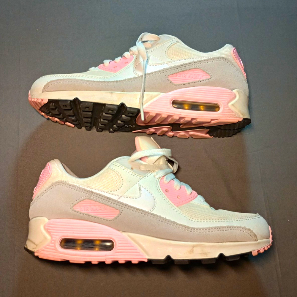 Nike Air Max 90 women's Sneakers White/Pink/Gray US 9